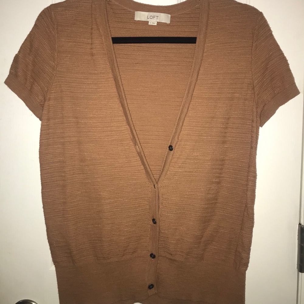 Shirt sleeve cardigan